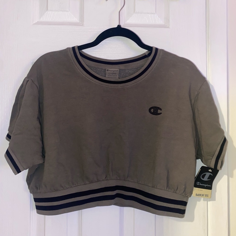Champion short sleeve sweatshirt
